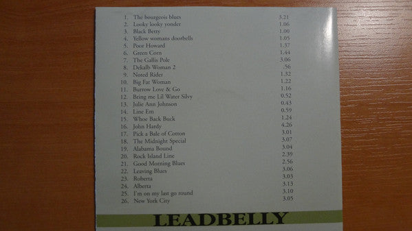 Leadbelly : Leadbelly (CD, Comp, Club, RM)