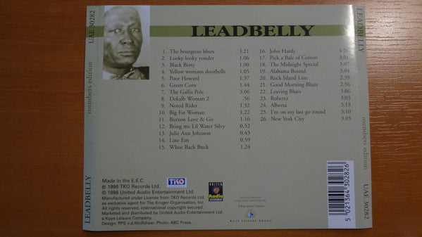 Leadbelly : Leadbelly (CD, Comp, Club, RM)