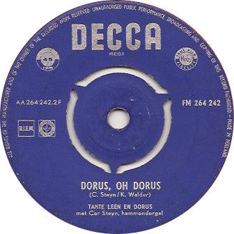 Dorus En Tante Leen : Ome Nico En Tante Ria (7", Single, Mono)