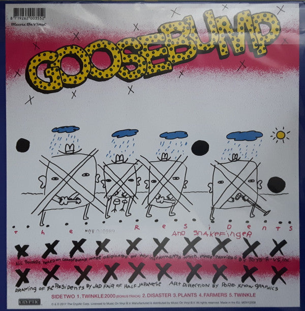 The Residents : Diskomo / Goosebump (12", EP, RSD, Ltd, Num, RE, Red)