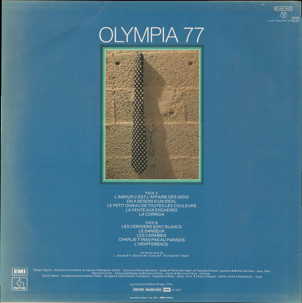 Gilbert Bécaud : Olympia 77 (LP, Album)
