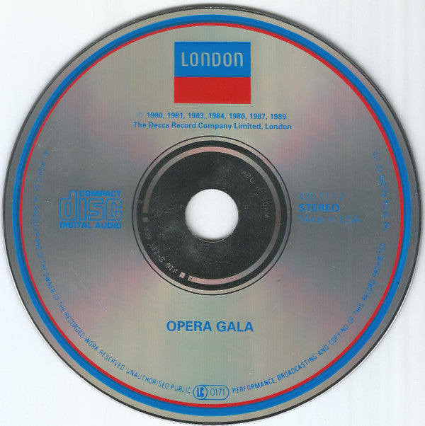 Joan Sutherland, Kiri Te Kanawa, Montserrat Caballé, Cecilia Bartoli, Susan Dunn, Luciano Pavarotti, Leo Nucci : Opera Gala (CD, Comp)