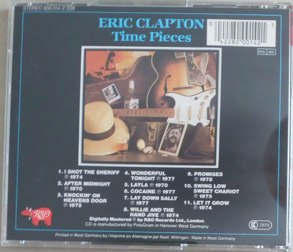 Eric Clapton : Time Pieces (The Best Of Eric Clapton) (CD, Comp, RE)