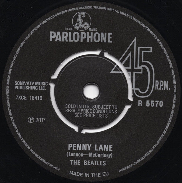 The Beatles : Strawberry Fields Forever / Penny Lane (7", RSD, Single, Ltd, RE)