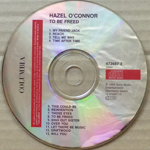 Hazel O'Connor : To Be Freed (CD, Album)