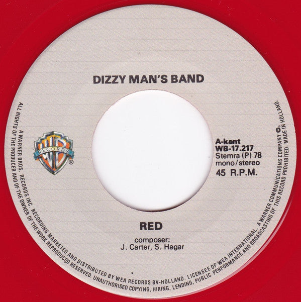 The Dizzy Man's Band* : Red (7", Single, Red)