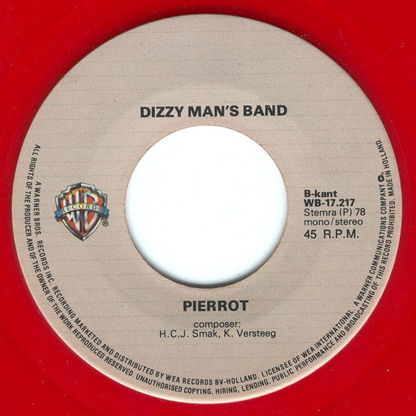 The Dizzy Man's Band* : Red (7", Single, Red)