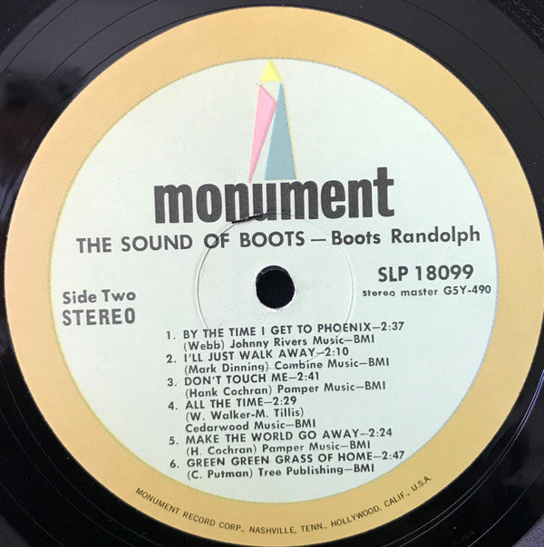 Boots Randolph : The Sound Of Boots (LP, Album)