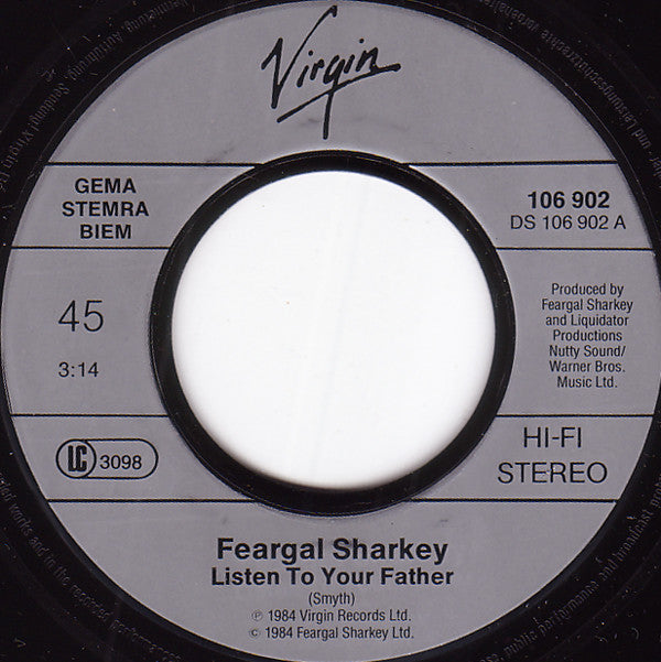 Feargal Sharkey : Listen To Your Father (7", Single)