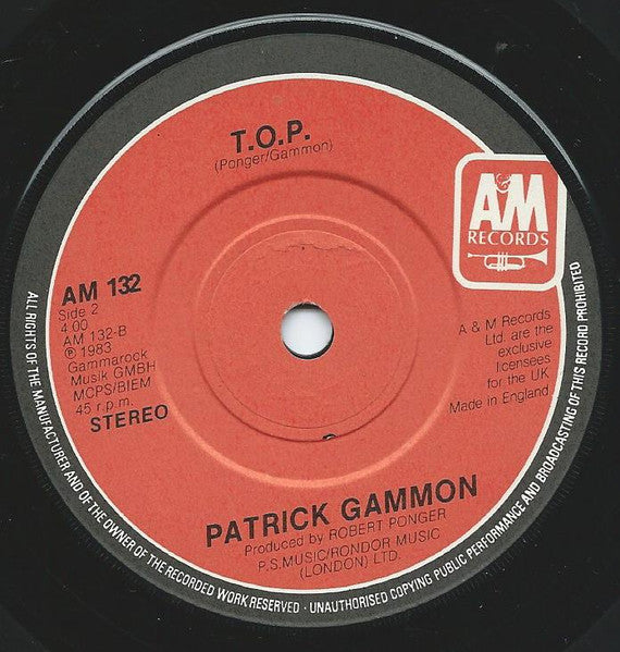 Patrick Gammon : Do My Ditty (7")
