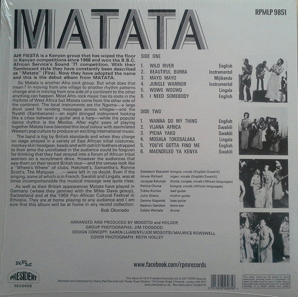 Matata : Air Fiesta (LP, Album, RE)