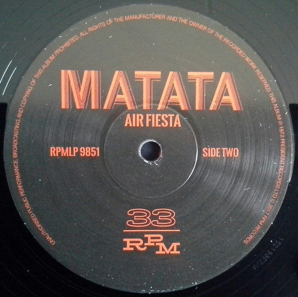 Matata : Air Fiesta (LP, Album, RE)