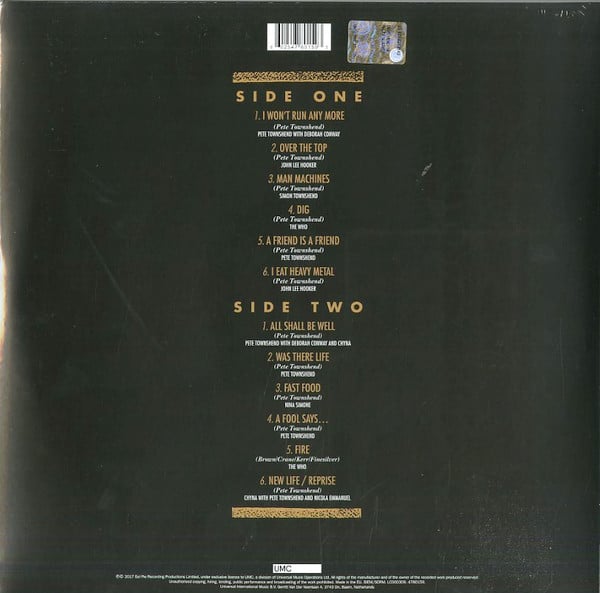 Pete Townshend : The Iron Man (LP, Album, Ltd, RE, RM, Sil)