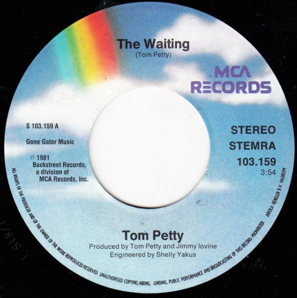 Tom Petty And The Heartbreakers : The Waiting (7", Single)