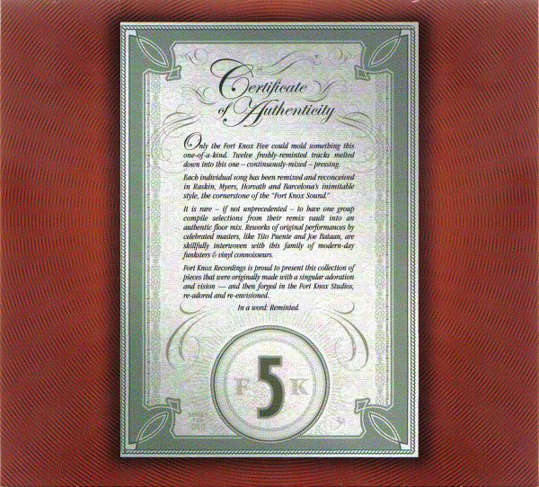 The Fort Knox Five : Reminted (CD, Comp, Mixed, Dig)