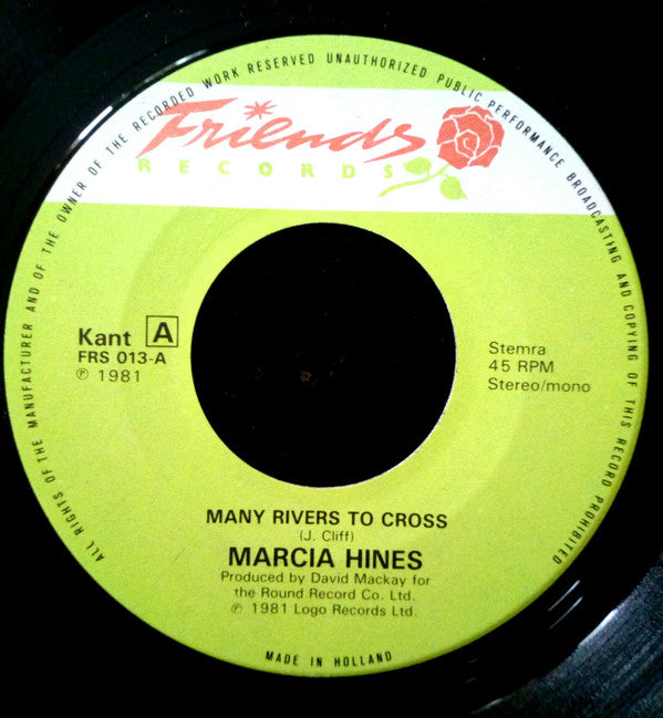 Marcia Hines : Many Rivers To Cross (7", Single)