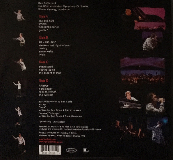 Ben Folds And West Australian Symphony Orchestra : Live In Perth (2xLP, Album, RSD, RE, RM)