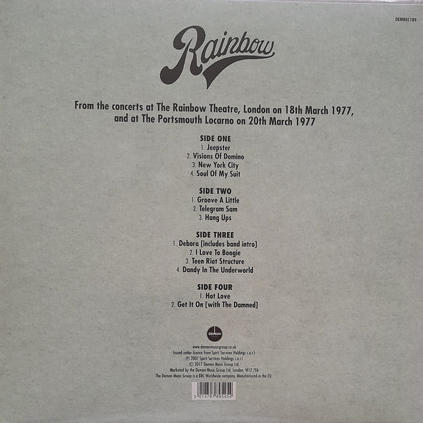 Marc Bolan & T. Rex : Live 1977 - 40th Anniversary Edition (2xLP, Album, RE, Gre)