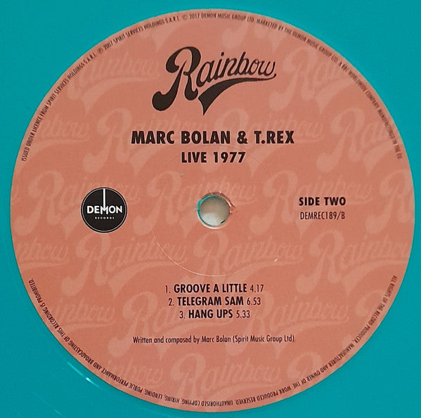 Marc Bolan & T. Rex : Live 1977 - 40th Anniversary Edition (2xLP, Album, RE, Gre)