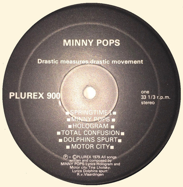 Minny Pops : Drastic Measures, Drastic Movement (LP + 7")