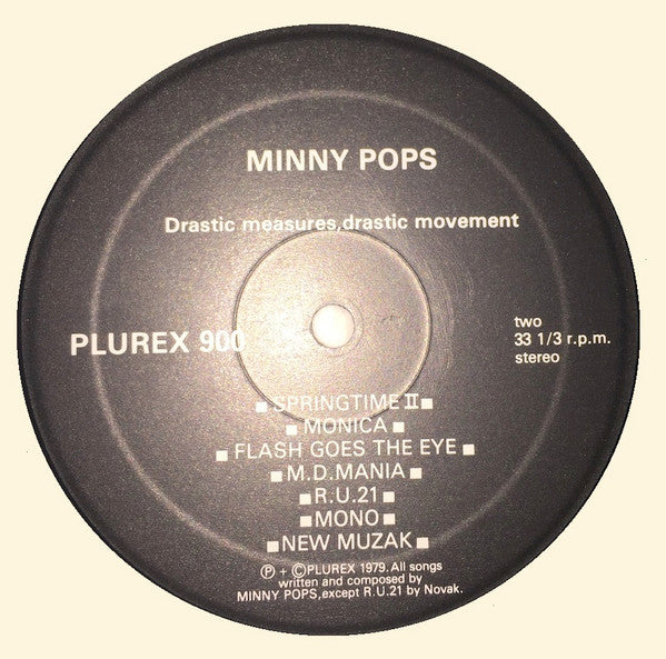 Minny Pops : Drastic Measures, Drastic Movement (LP + 7")