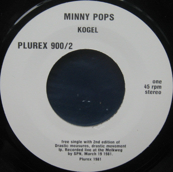 Minny Pops : Drastic Measures, Drastic Movement (LP + 7")