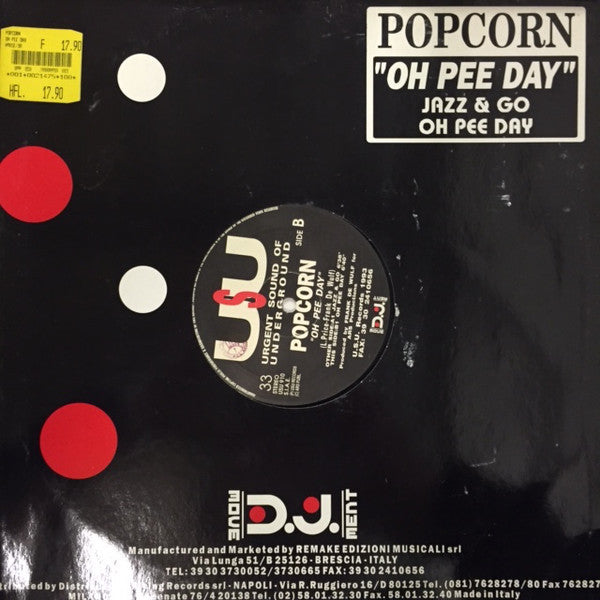 Popcorn : Oh Pee Day (12")