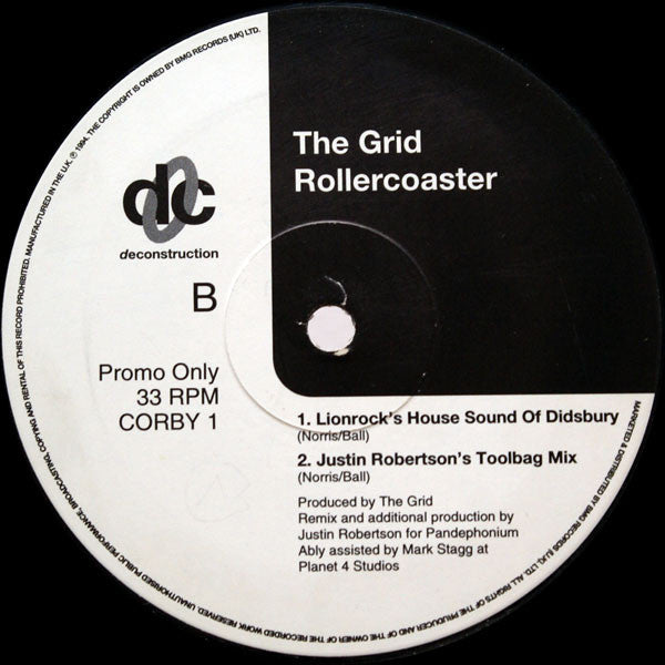 The Grid : Rollercoaster (12", Promo)