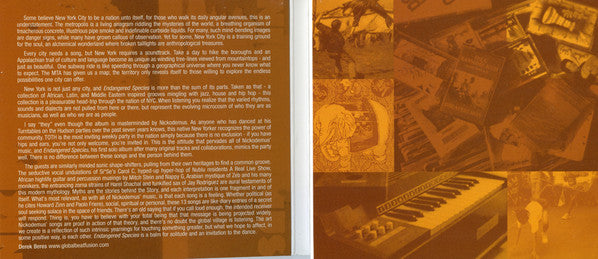 Nickodemus : Endangered Species (CD, Album, RE)