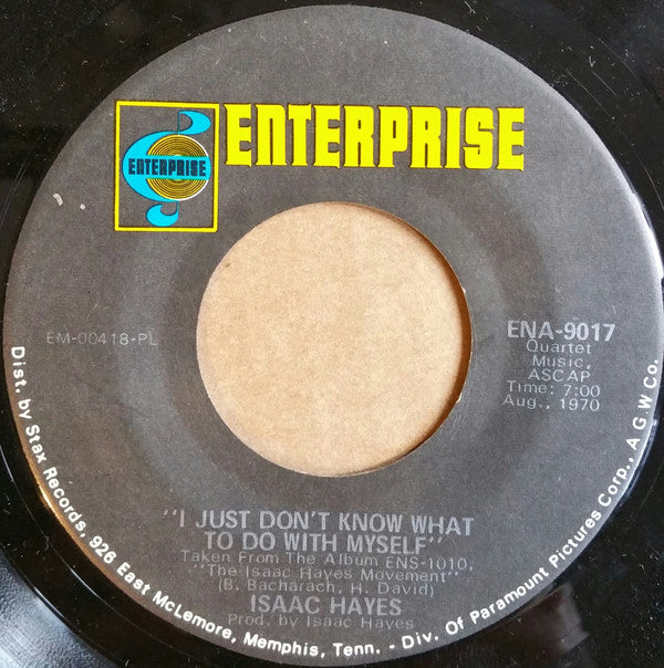 Isaac Hayes : I Stand Accused (7", Single, Pla)