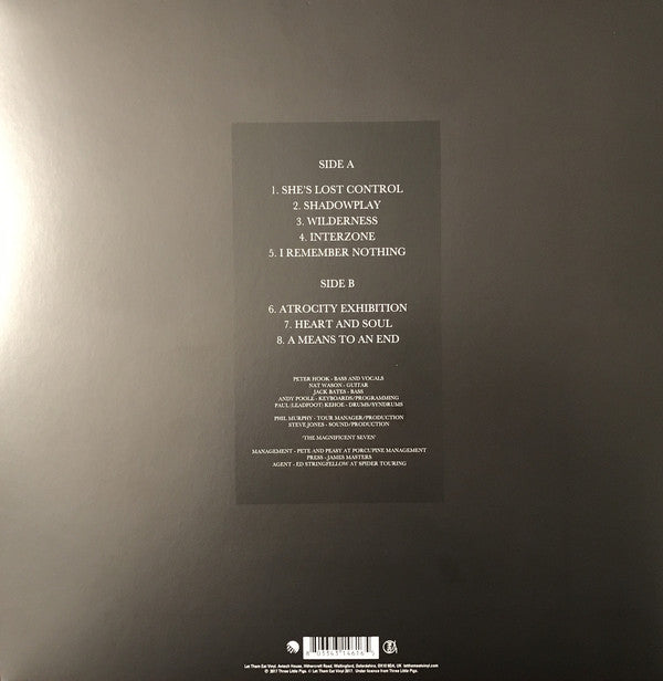 Peter Hook And The Light : Unknown Pleasures Tour 2012 Live In Leeds Volume Two (LP, Album, RSD, Ltd, Whi)