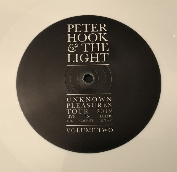 Peter Hook And The Light : Unknown Pleasures Tour 2012 Live In Leeds Volume Two (LP, Album, RSD, Ltd, Whi)