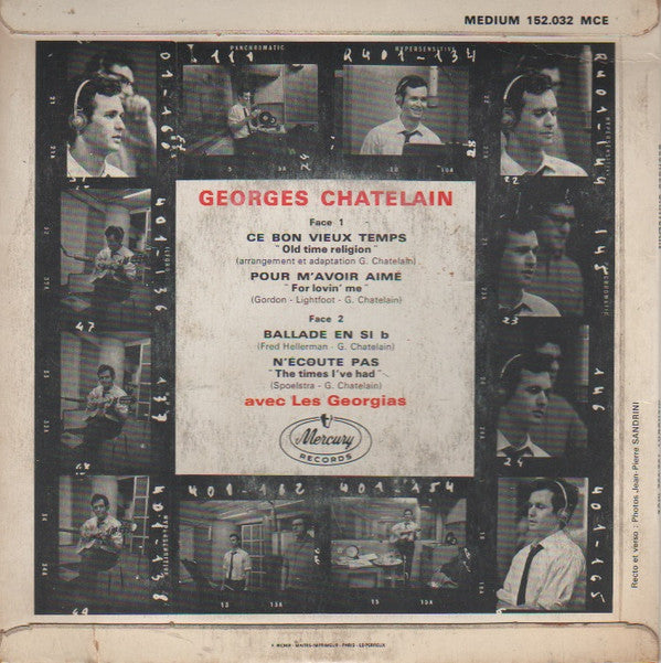 Georges Chatelain : Ce Bon Vieux Temps (7", EP, Mono)