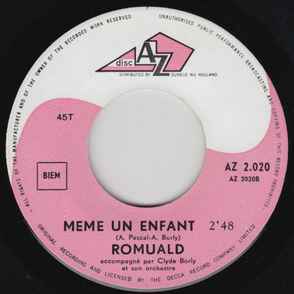 Romuald (5) : Catherine (7", Single)