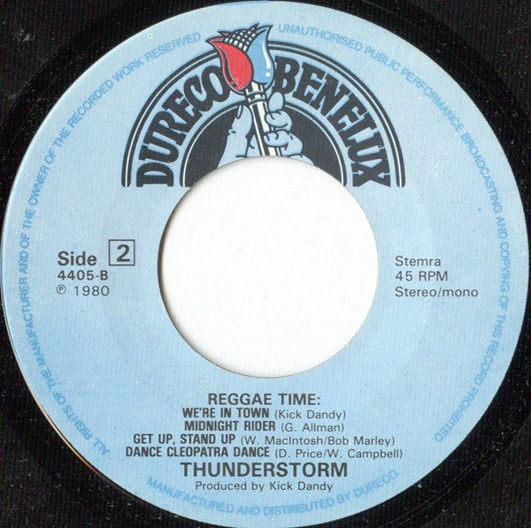 Thunderstorm : Hey You Get Ready (Red Light's On) (7", Single, Cut)
