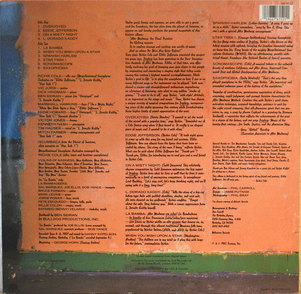 Richie Cole : Popbop (LP, Album)