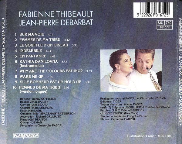 Fabienne Thibeault, Jean-Pierre Debarbat : Sur Ma Voie (CD, Album)