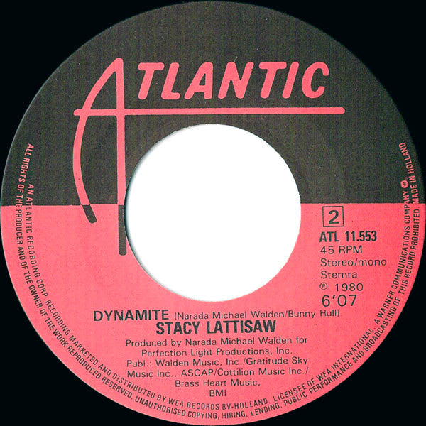 Stacy Lattisaw : Jump To The Beat (7", Single)