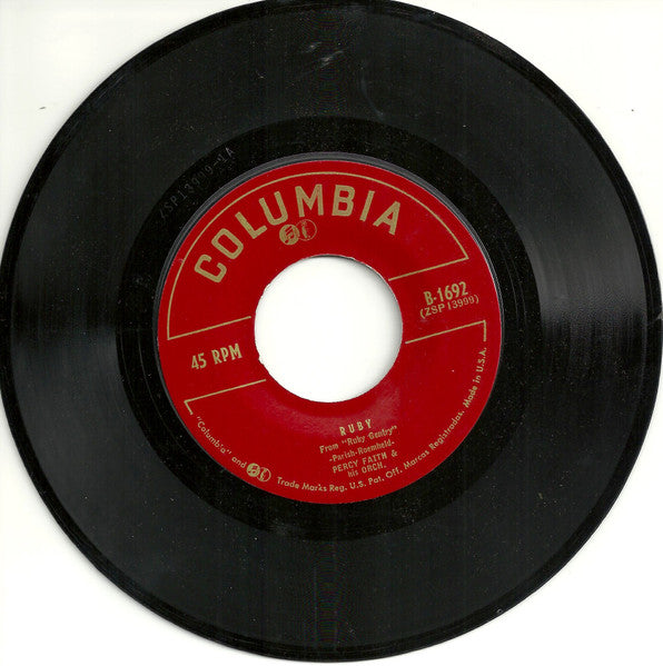 Percy Faith & His Orchestra : Return To Paradise / Ruby (7", Single)