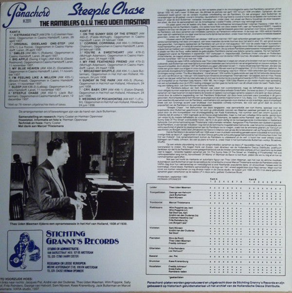 The Ramblers O.L.V. Theo Uden Masman : Steeple Chase (LP, Comp)