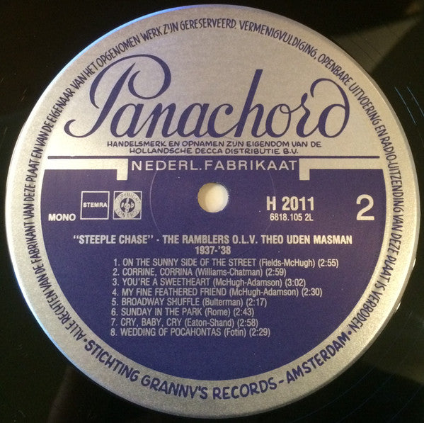 The Ramblers O.L.V. Theo Uden Masman : Steeple Chase (LP, Comp)