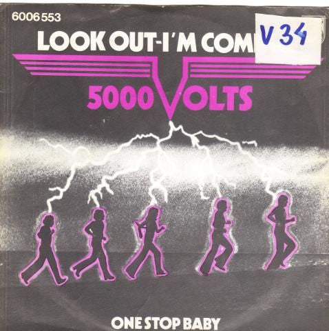 5000 Volts : Look Out-I'm Coming  (7", Single)