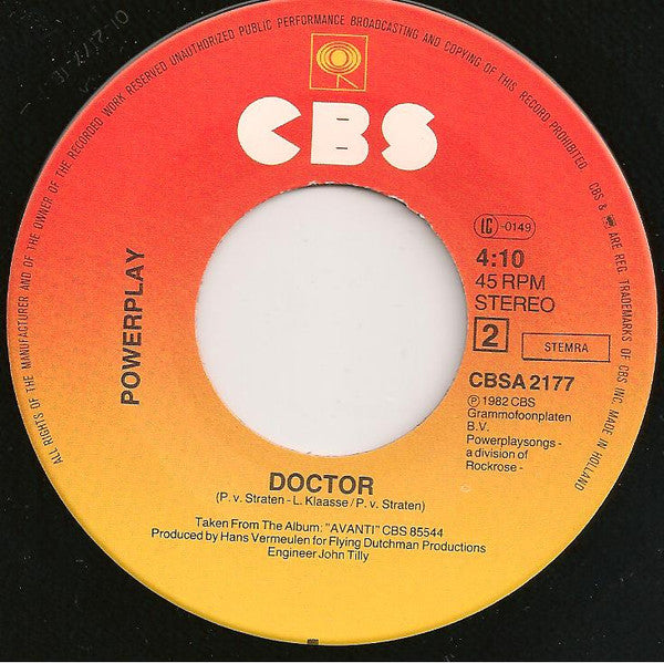 Powerplay (4) : Make It Alone (7", Single)