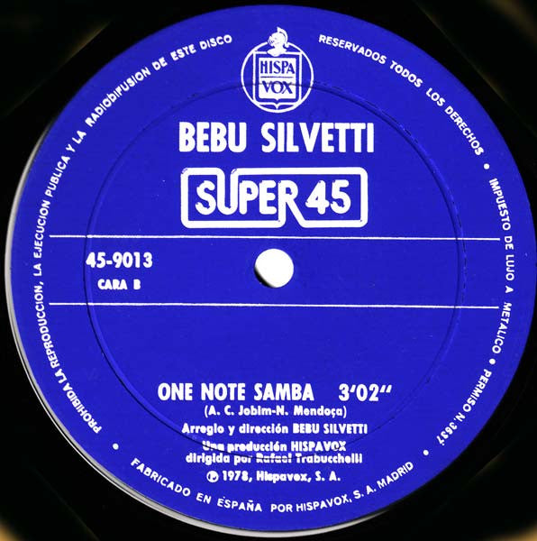 Bebu Silvetti : Sun After The Rain (12")