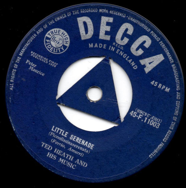 Ted Heath And His Music : Tequila (7", Single, Tri)