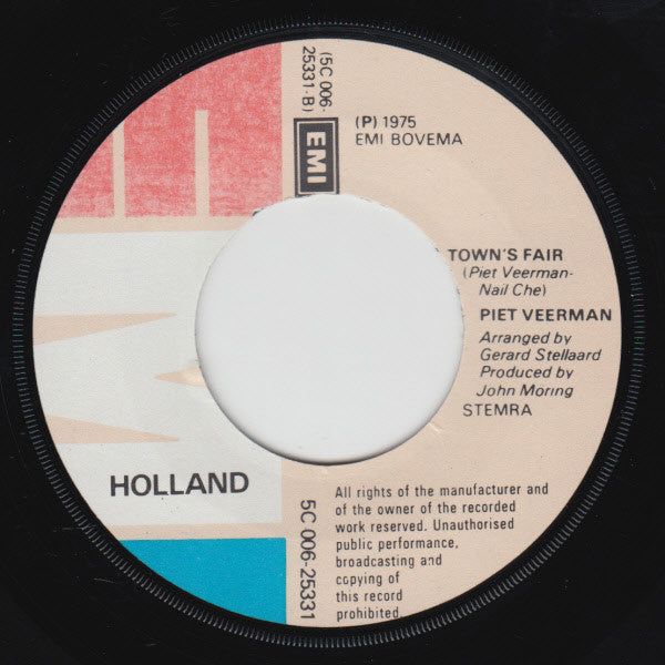 Piet Veerman : Rollin' On A River (7")