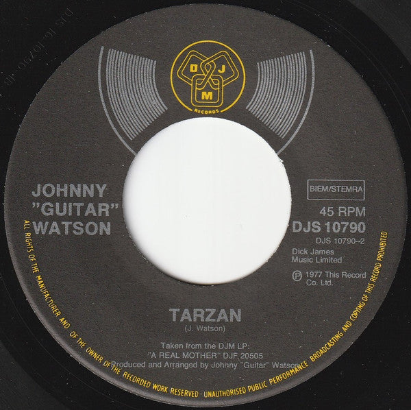 Johnny Guitar Watson : The Real Deal (7", Single)