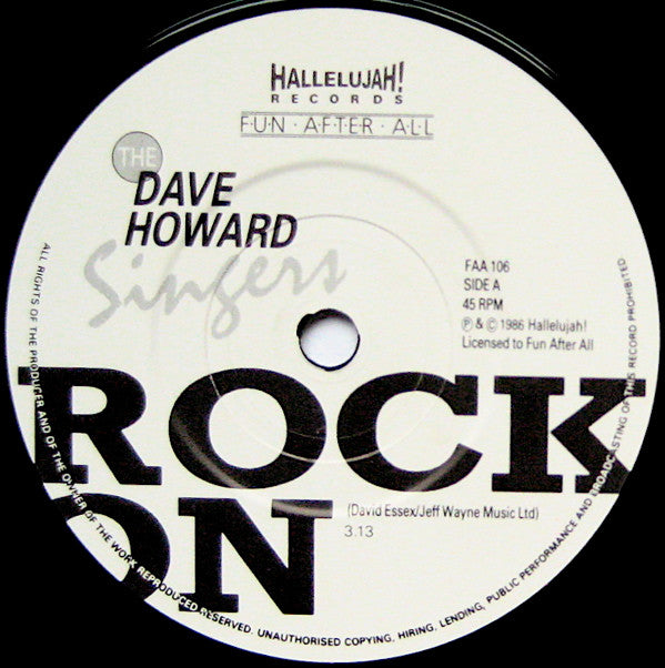 The Dave Howard Singers : Rock On (7", Single)