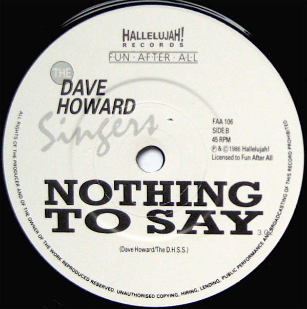 The Dave Howard Singers : Rock On (7", Single)