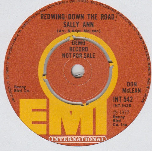 Don McLean : Prime Time (7", Single, Promo)